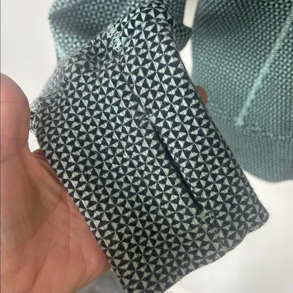 LULULEMON Scuba Hoodie Cotton Fleece Zip Jacket Mint Green Black Size 8 - Picture 6 of 16